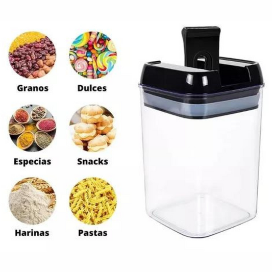 Set de 7 Contenedores Para Alimentos Hermético